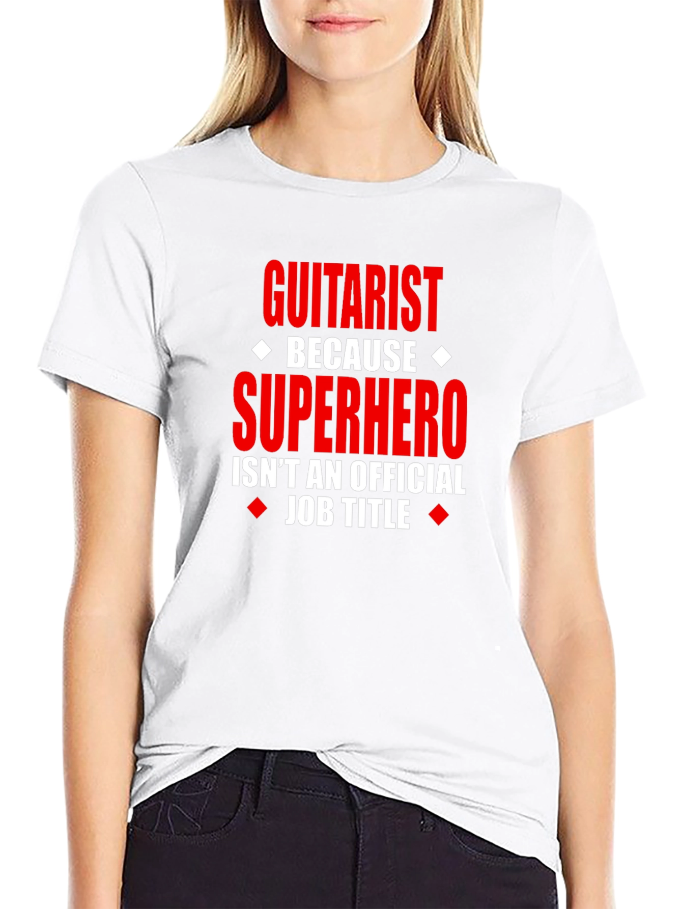 Guitarist Superhero T-Shirt - Funny Musician Tee