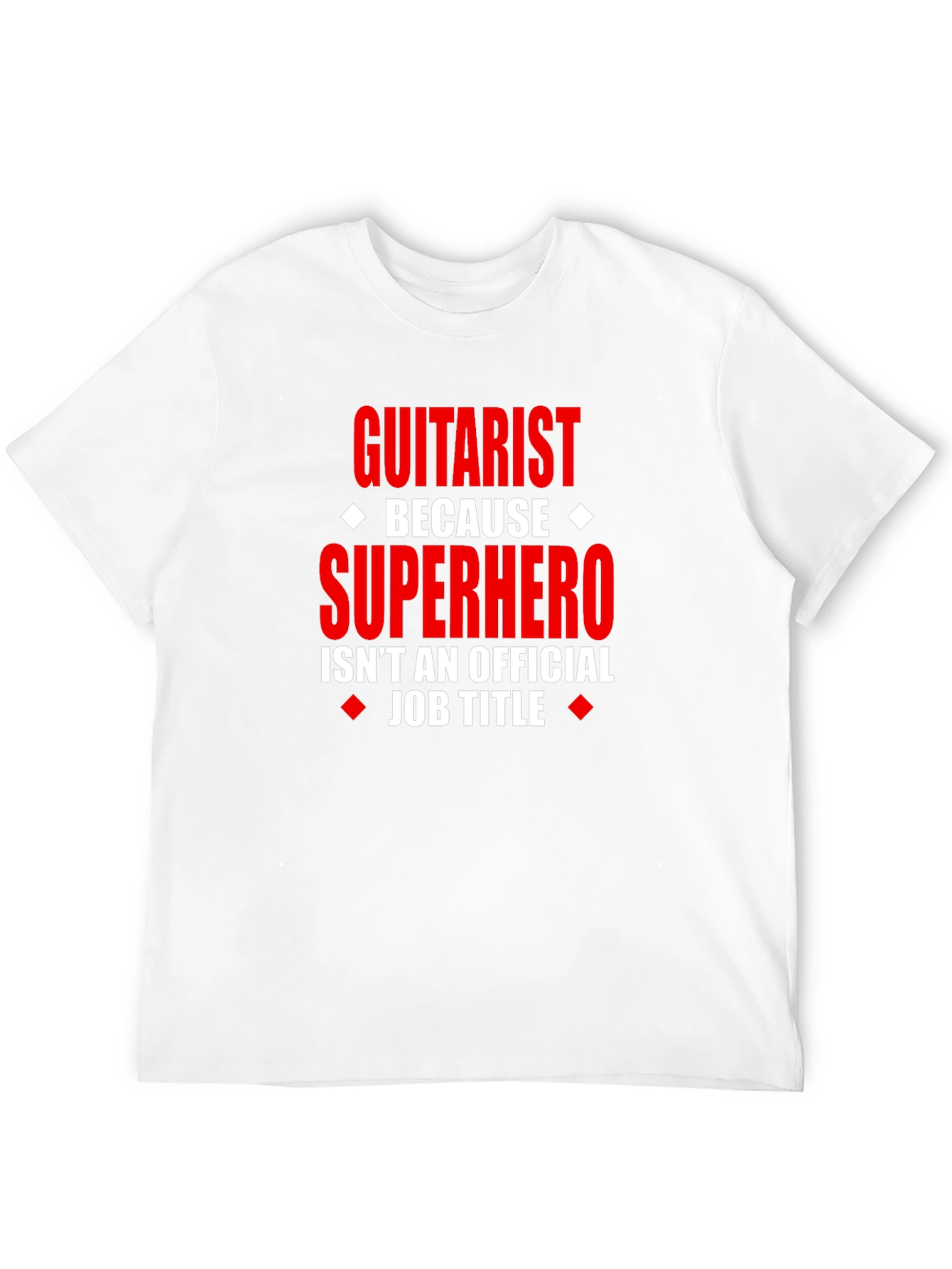 Guitarist Superhero T-Shirt - Funny Musician Tee