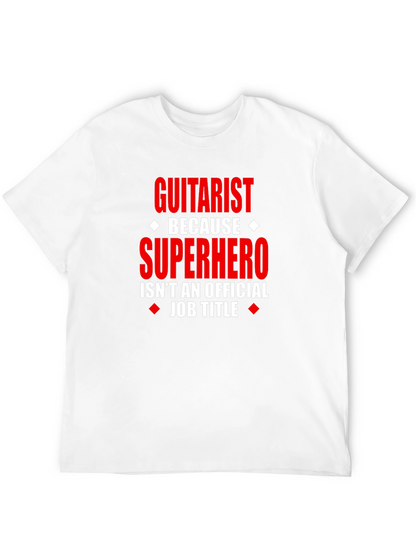 Guitarist Superhero T-Shirt - Funny Musician Tee