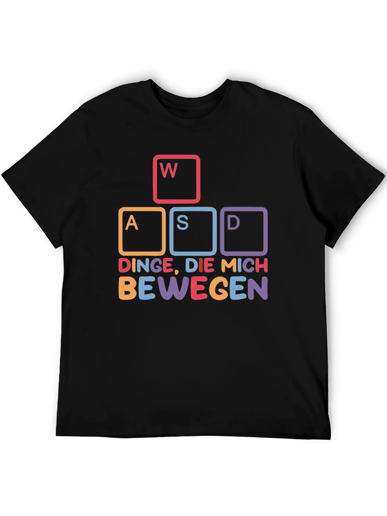 WASD Gaming T-Shirt - DINGE DIE MICH BEWEGEN