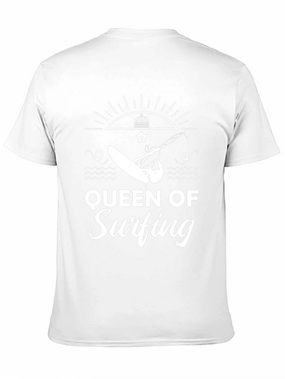 Queen of Surfing Black Graphic Tee