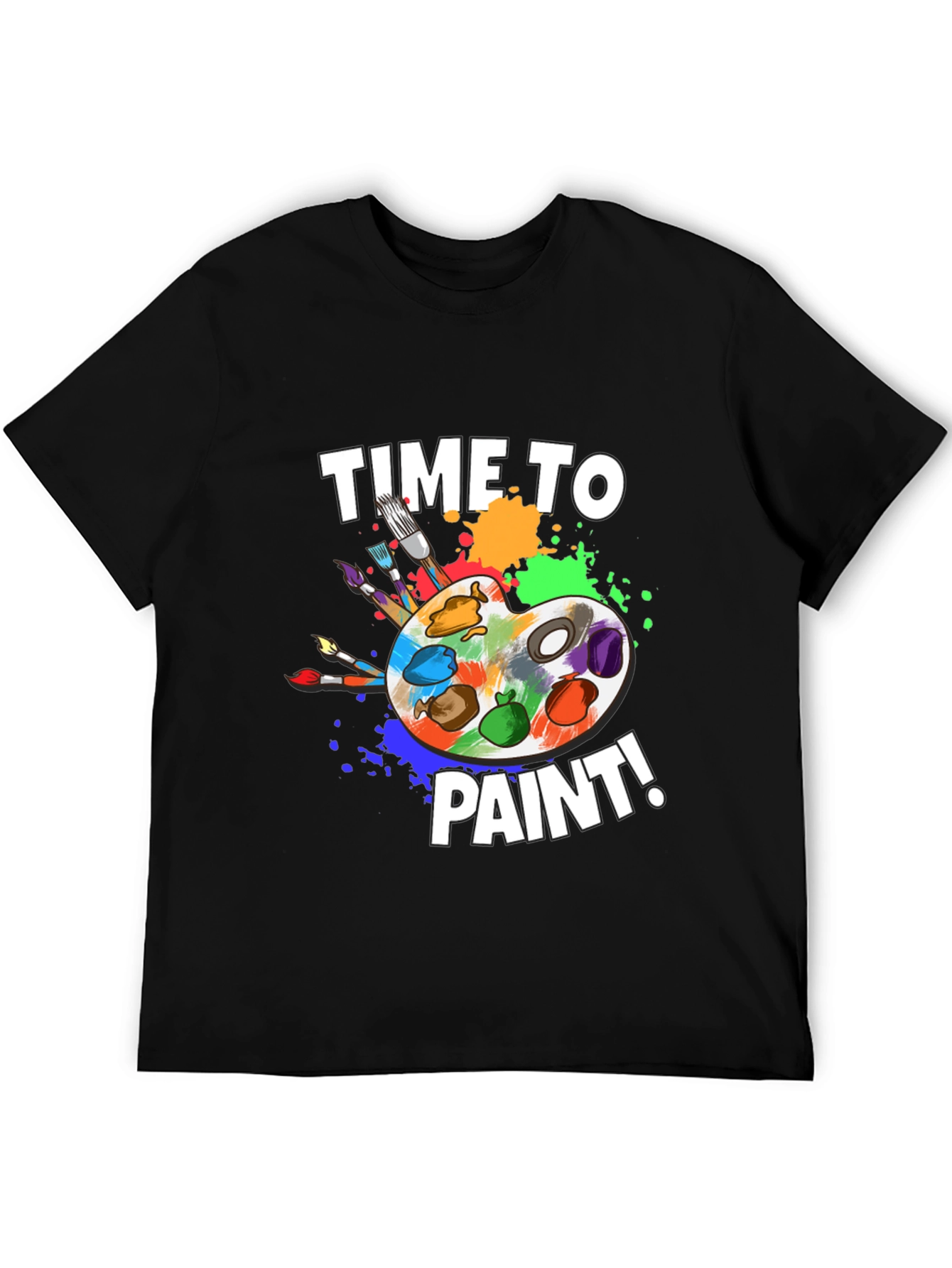 Time To Paint T-Shirt - Artist Palette Design