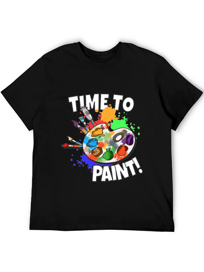 Time To Paint T-Shirt - Artist Palette Design