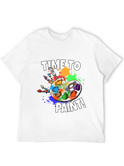 Time To Paint T-Shirt - Artist Palette Design