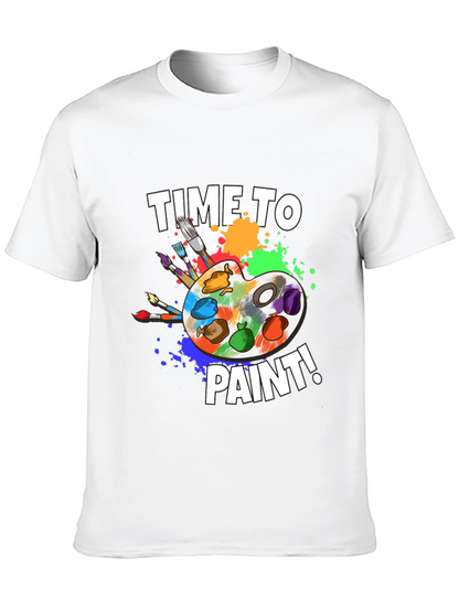 Time To Paint T-Shirt - Artist Palette Design