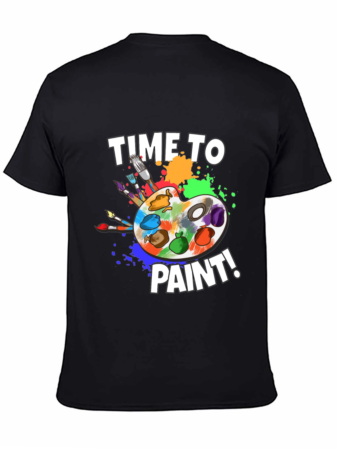 Time To Paint T-Shirt - Artist Palette Design