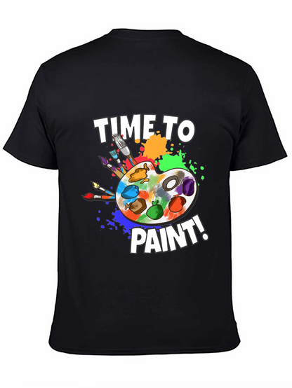 Time To Paint T-Shirt - Artist Palette Design