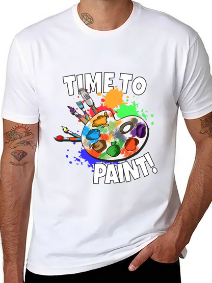 Time To Paint T-Shirt - Artist Palette Design