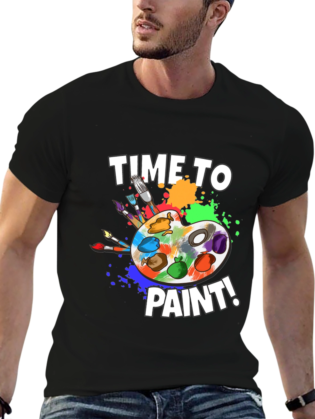 Time To Paint T-Shirt - Artist Palette Design