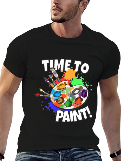 Time To Paint T-Shirt - Artist Palette Design