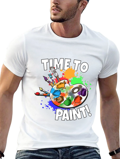 Time To Paint T-Shirt - Artist Palette Design