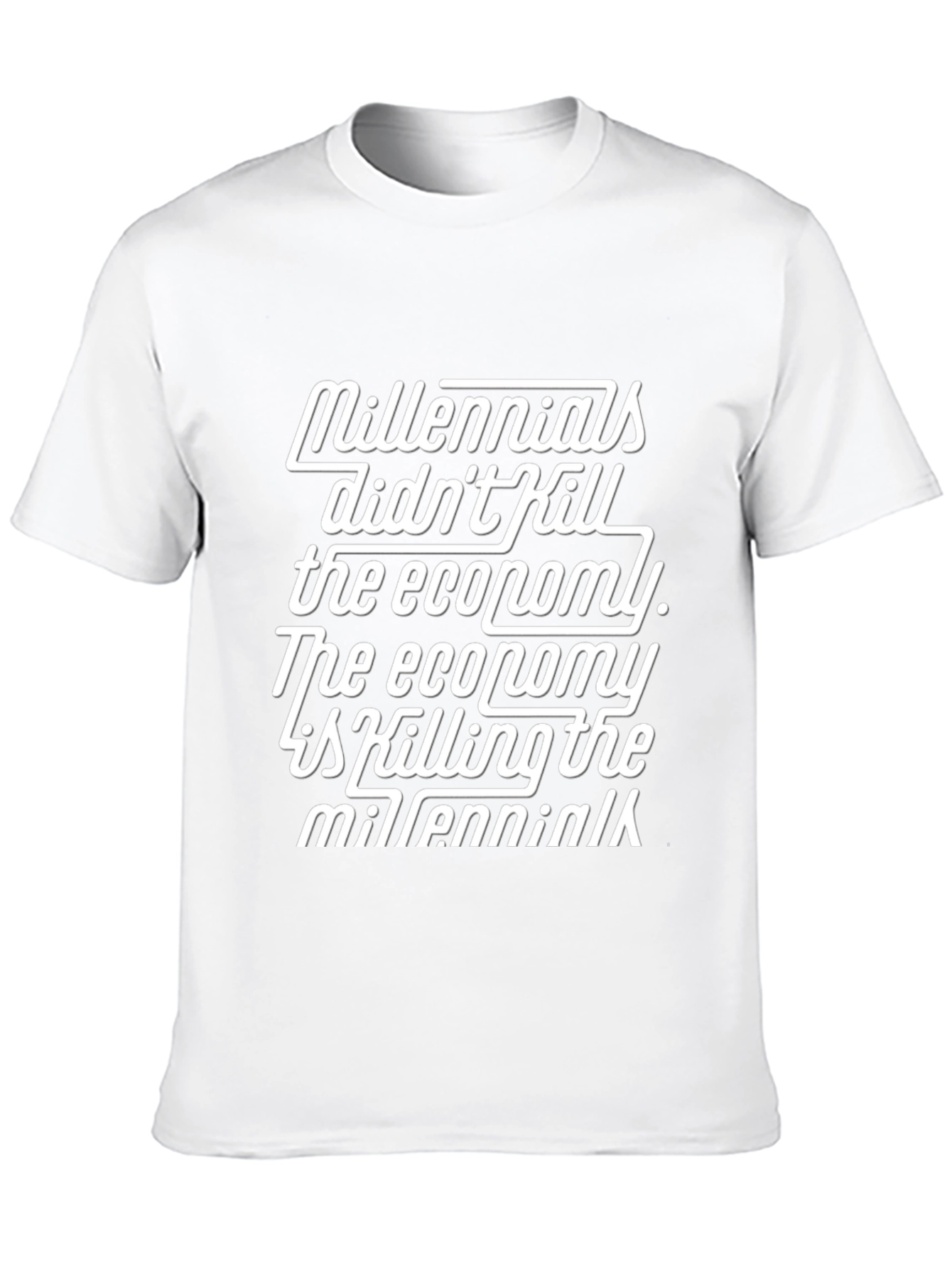 Millennials Economy T-Shirt Black