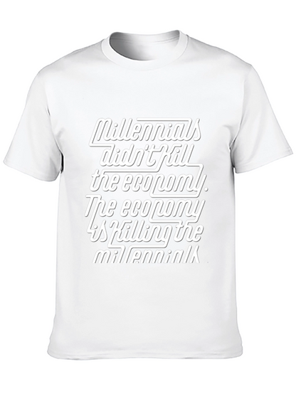 Millennials Economy T-Shirt Black