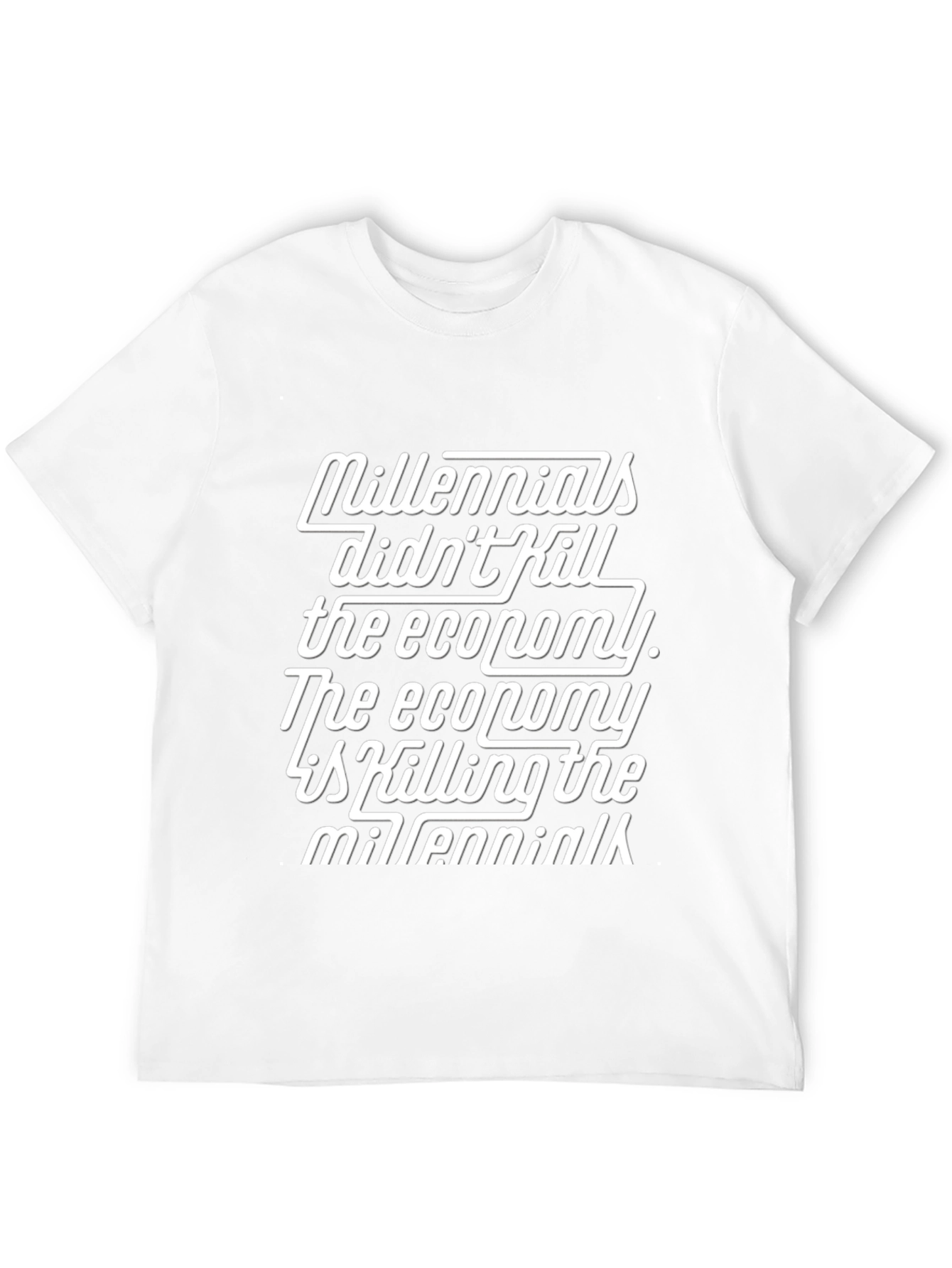 Millennials Economy T-Shirt Black