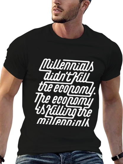 Millennials Economy T-Shirt Black