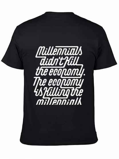 Millennials Economy T-Shirt Black