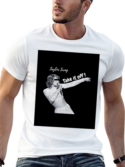 Taylor Swag Take it off Black T-Shirt