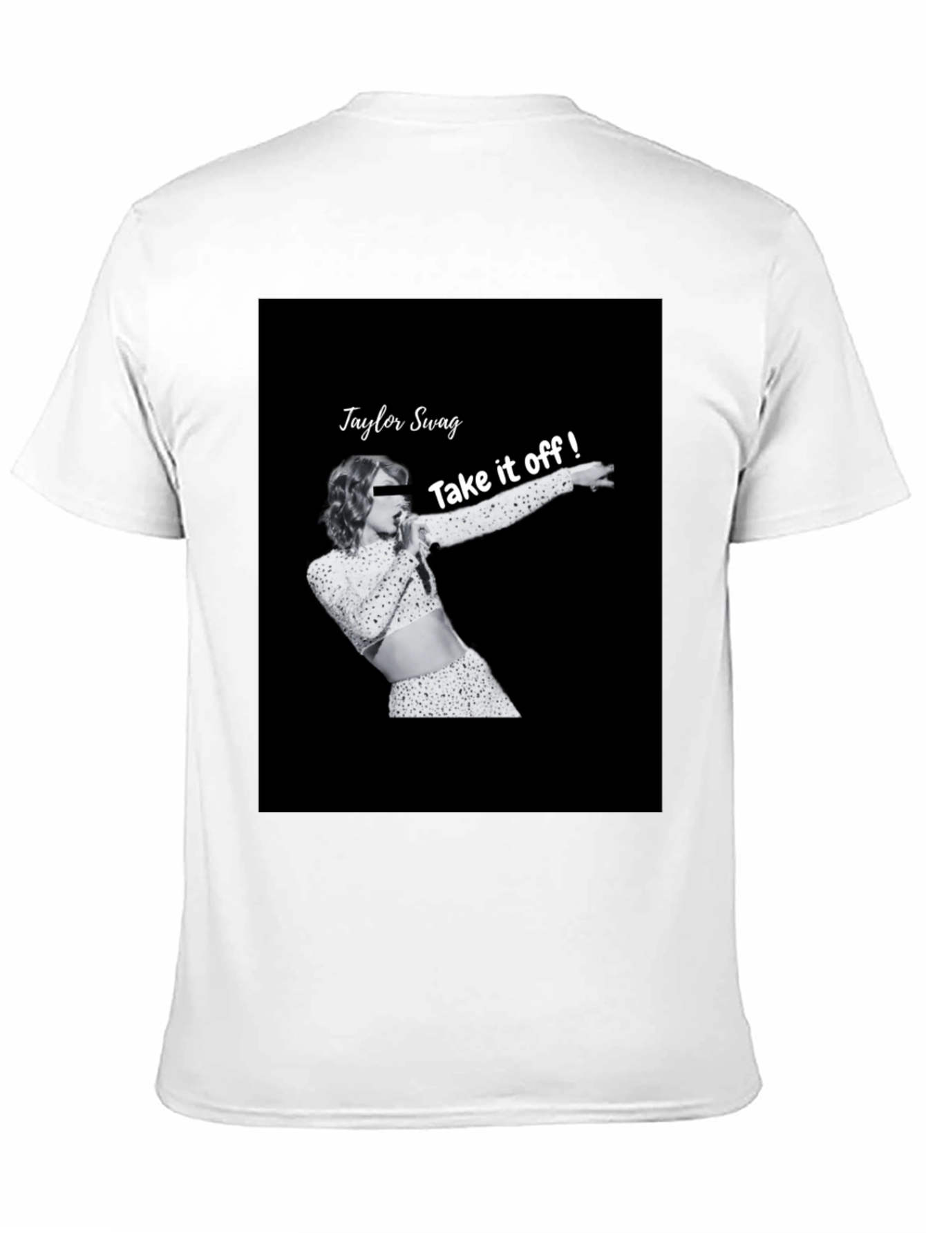 Taylor Swag Take it off Black T-Shirt