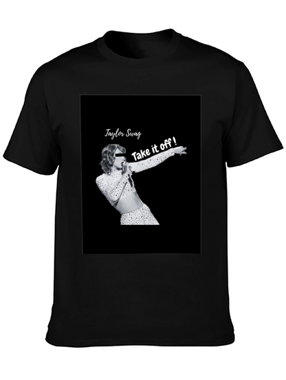 Taylor Swag Take it off Black T-Shirt