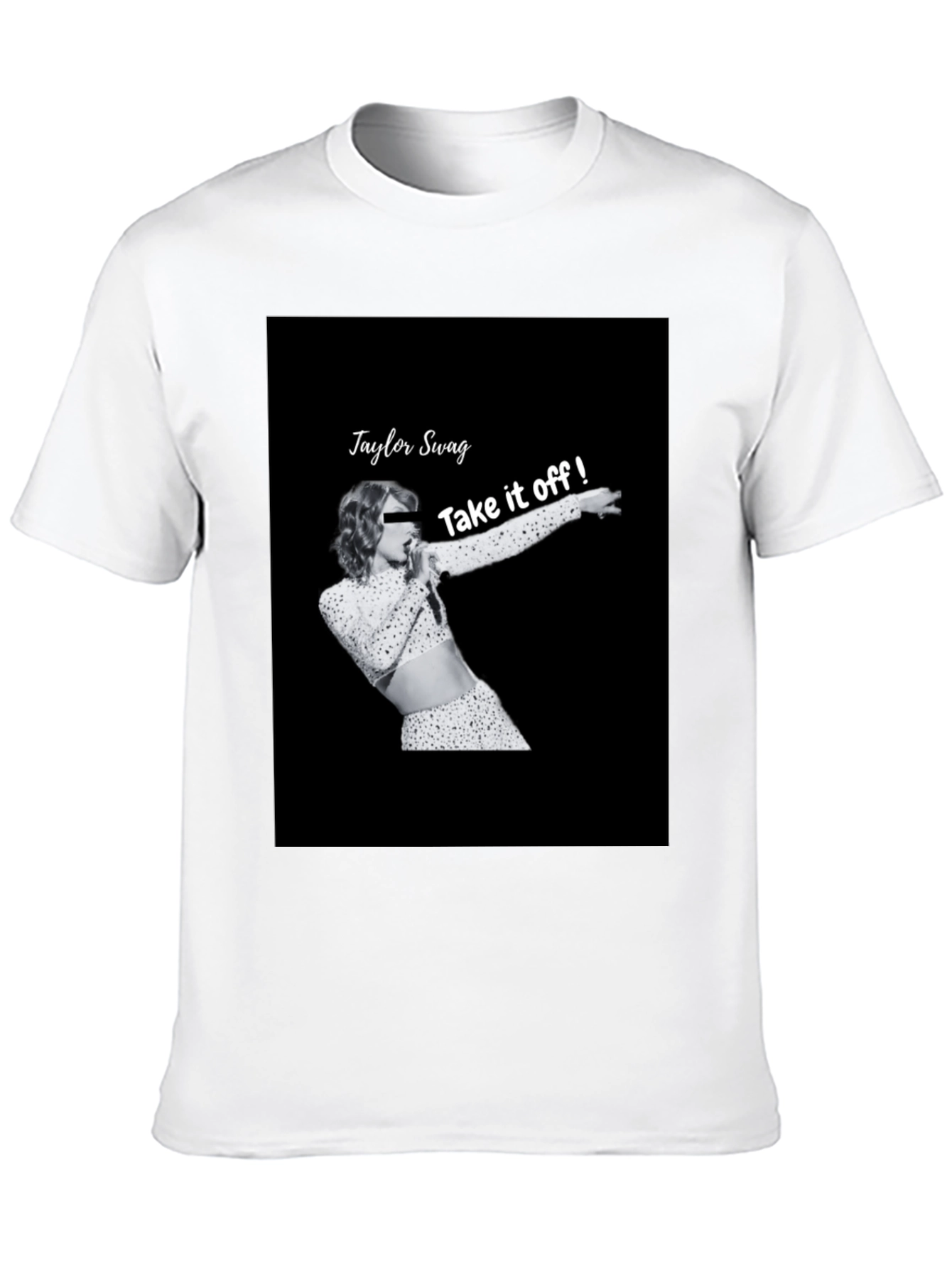 Taylor Swag Take it off Black T-Shirt