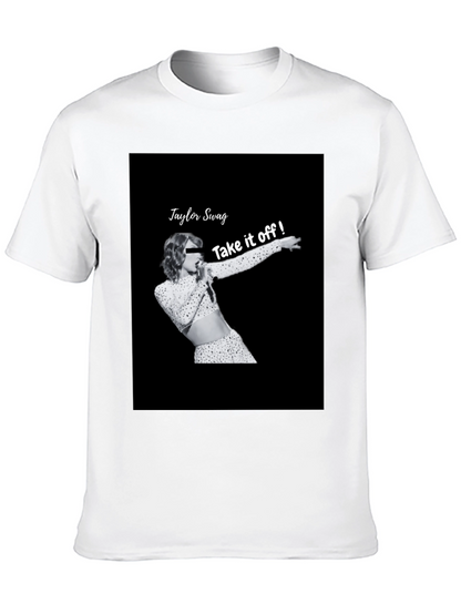 Taylor Swag Take it off Black T-Shirt
