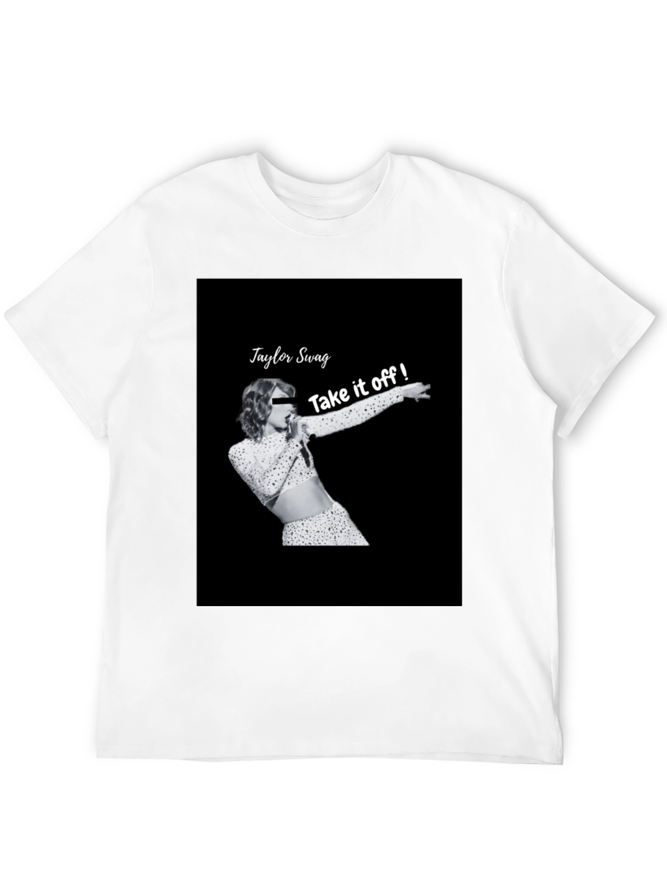 Taylor Swag Take it off Black T-Shirt