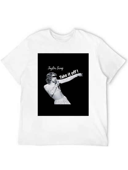 Taylor Swag Take it off Black T-Shirt