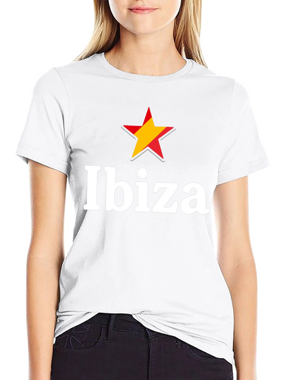 Ibiza Star Graphic Mens Black T-Shirt