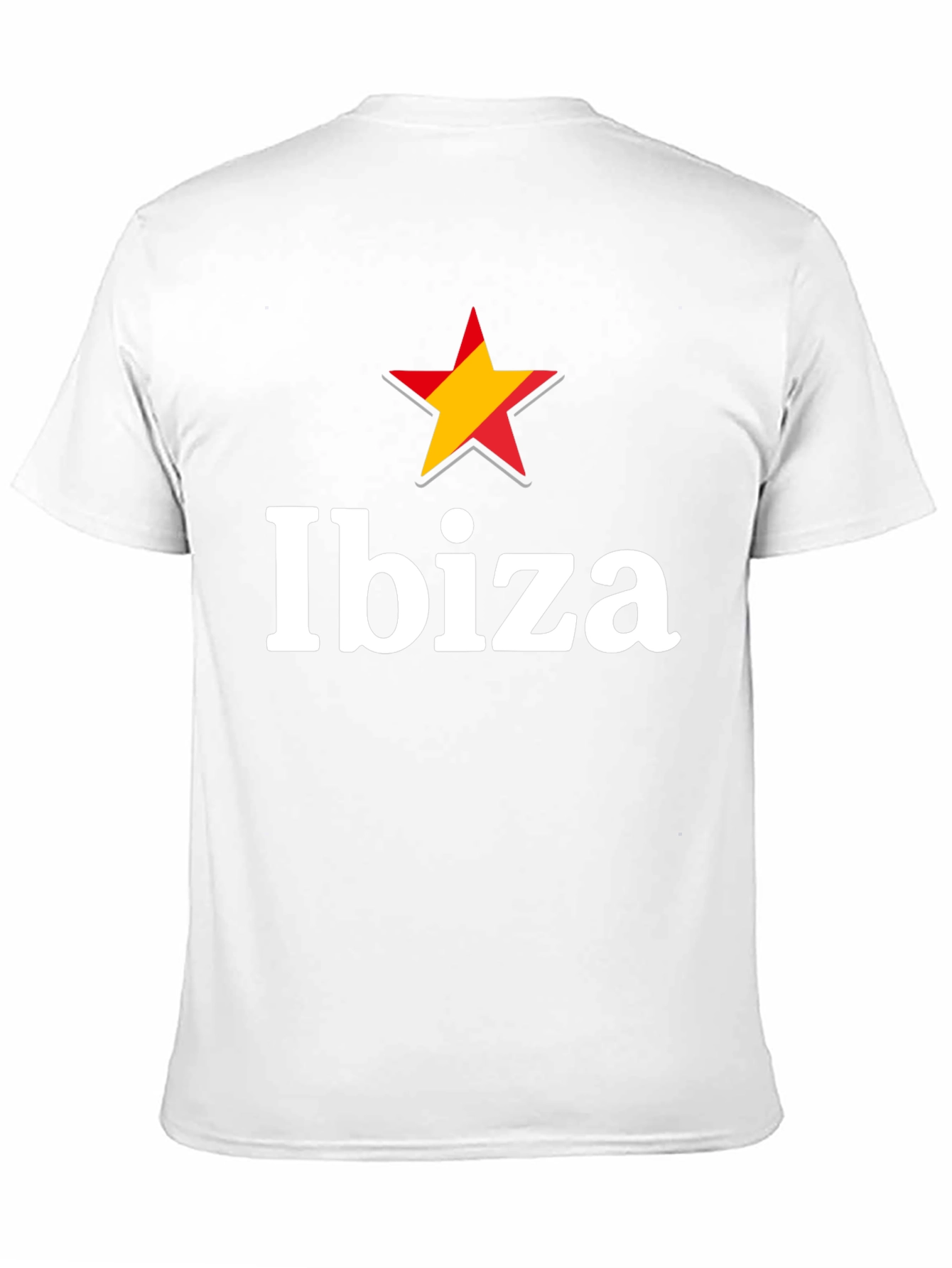 Ibiza Star Graphic Mens Black T-Shirt