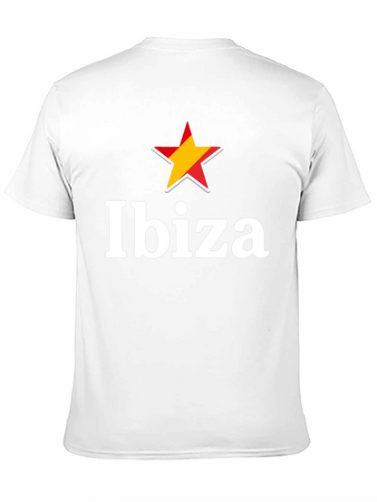Ibiza Star Graphic Mens Black T-Shirt