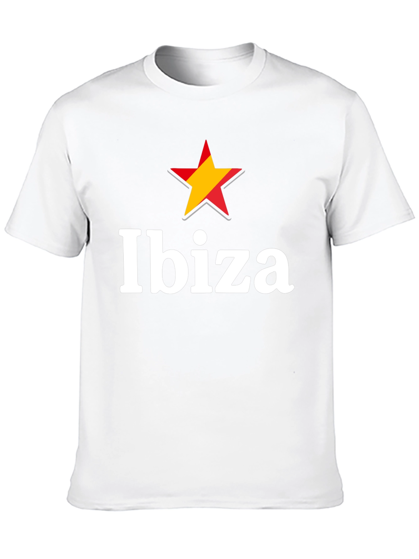 Ibiza Star Graphic Mens Black T-Shirt