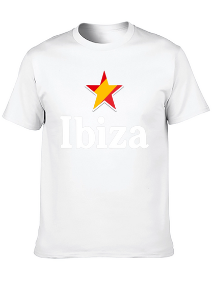Ibiza Star Graphic Mens Black T-Shirt