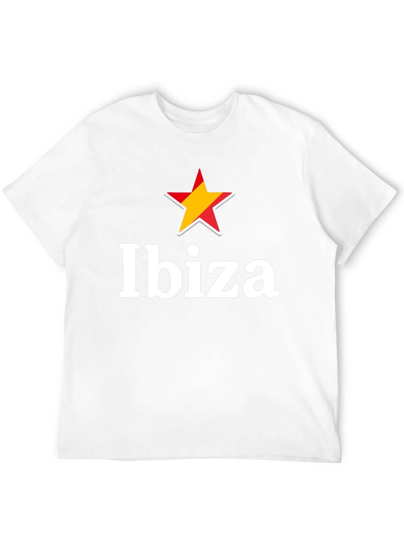 Ibiza Star Graphic Mens Black T-Shirt