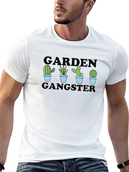 Garden Gangster Cactus Graphic T-Shirt