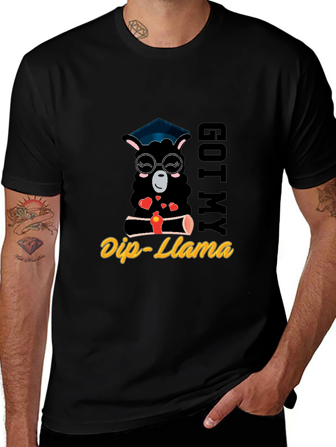 Got My Dip-Llama Graduation T-Shirt