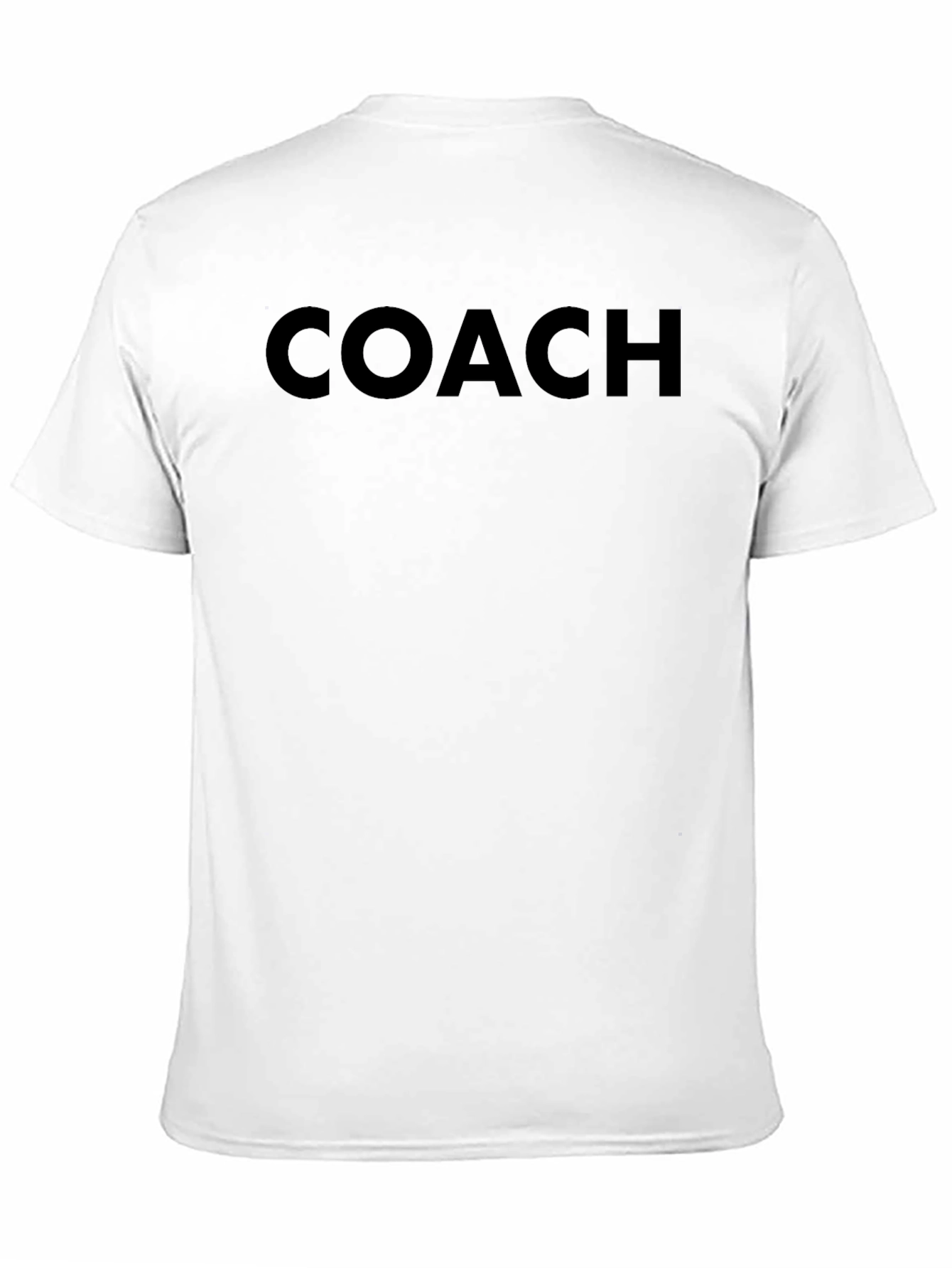 Coach Graphic Tee - Black Cotton T-Shirt