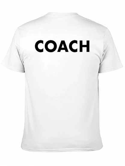 Coach Graphic Tee - Black Cotton T-Shirt