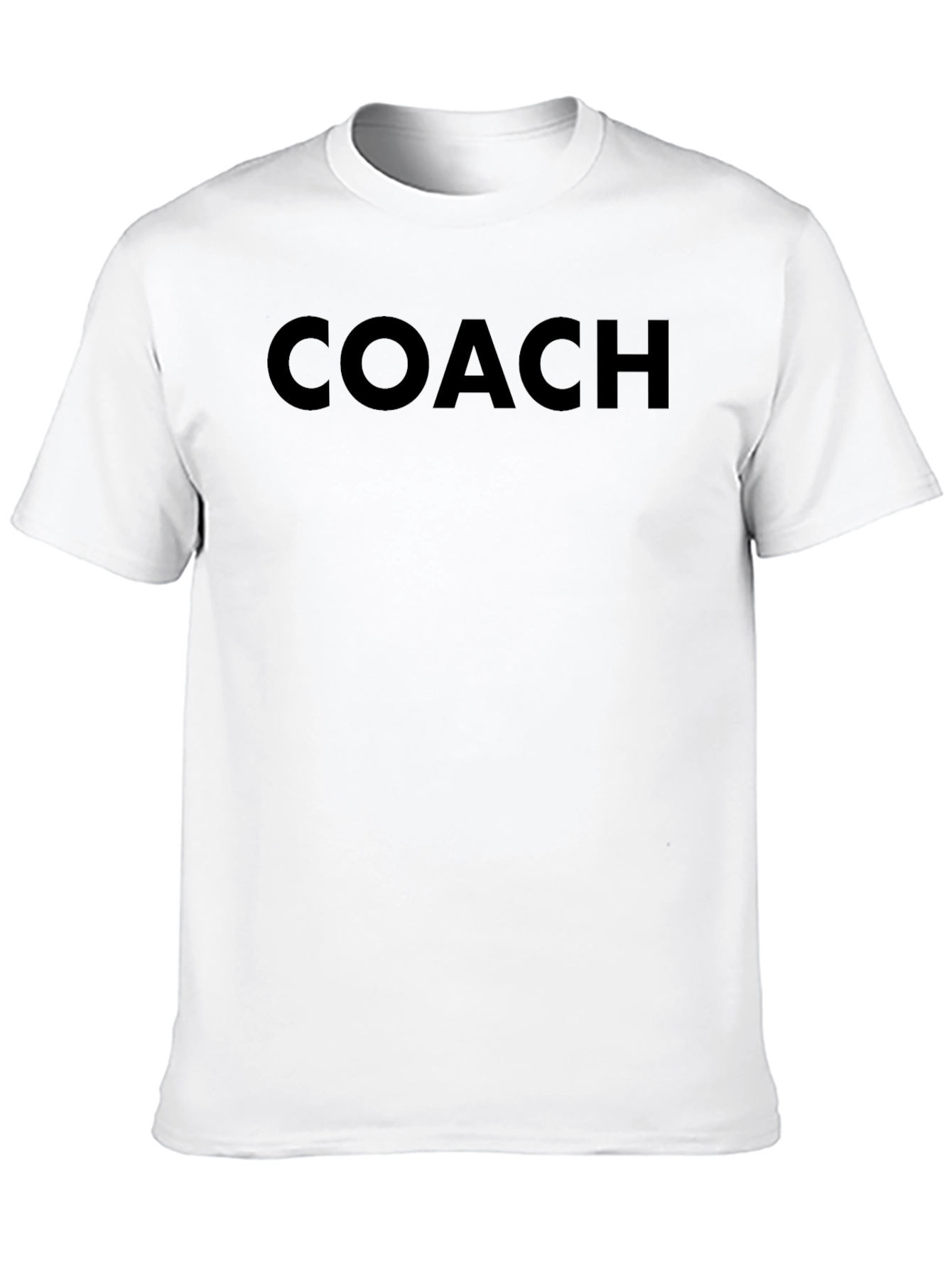 Coach Graphic Tee - Black Cotton T-Shirt