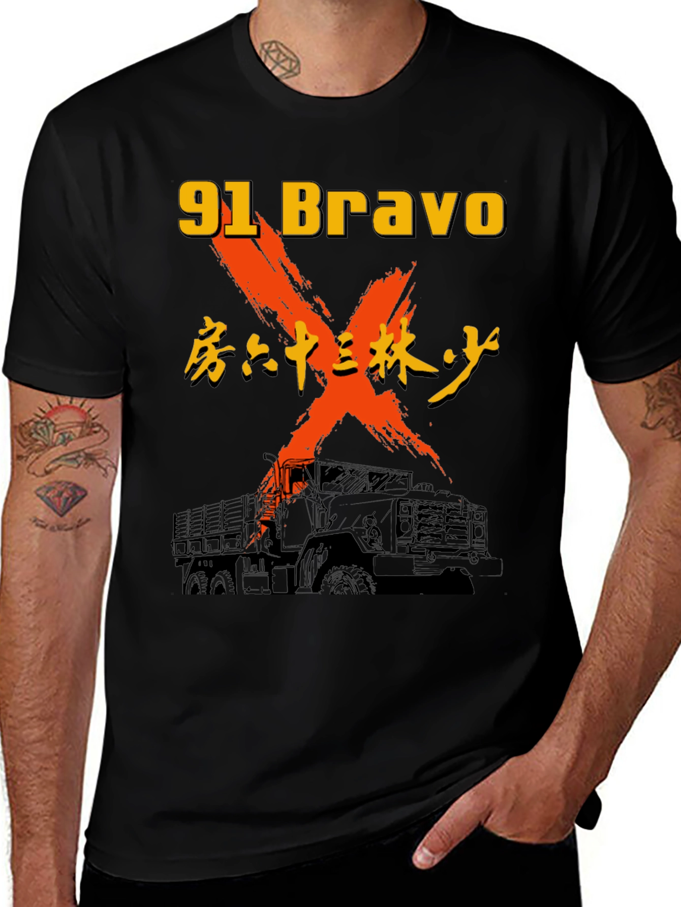 91 Bravo Truck Graphic Tee
