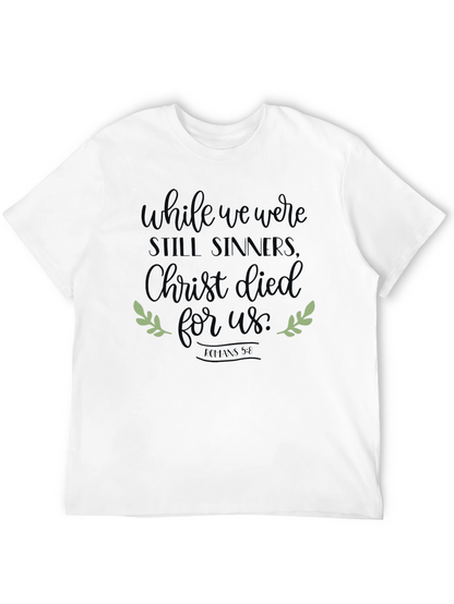 While We Were Still Sinners Christian Tee