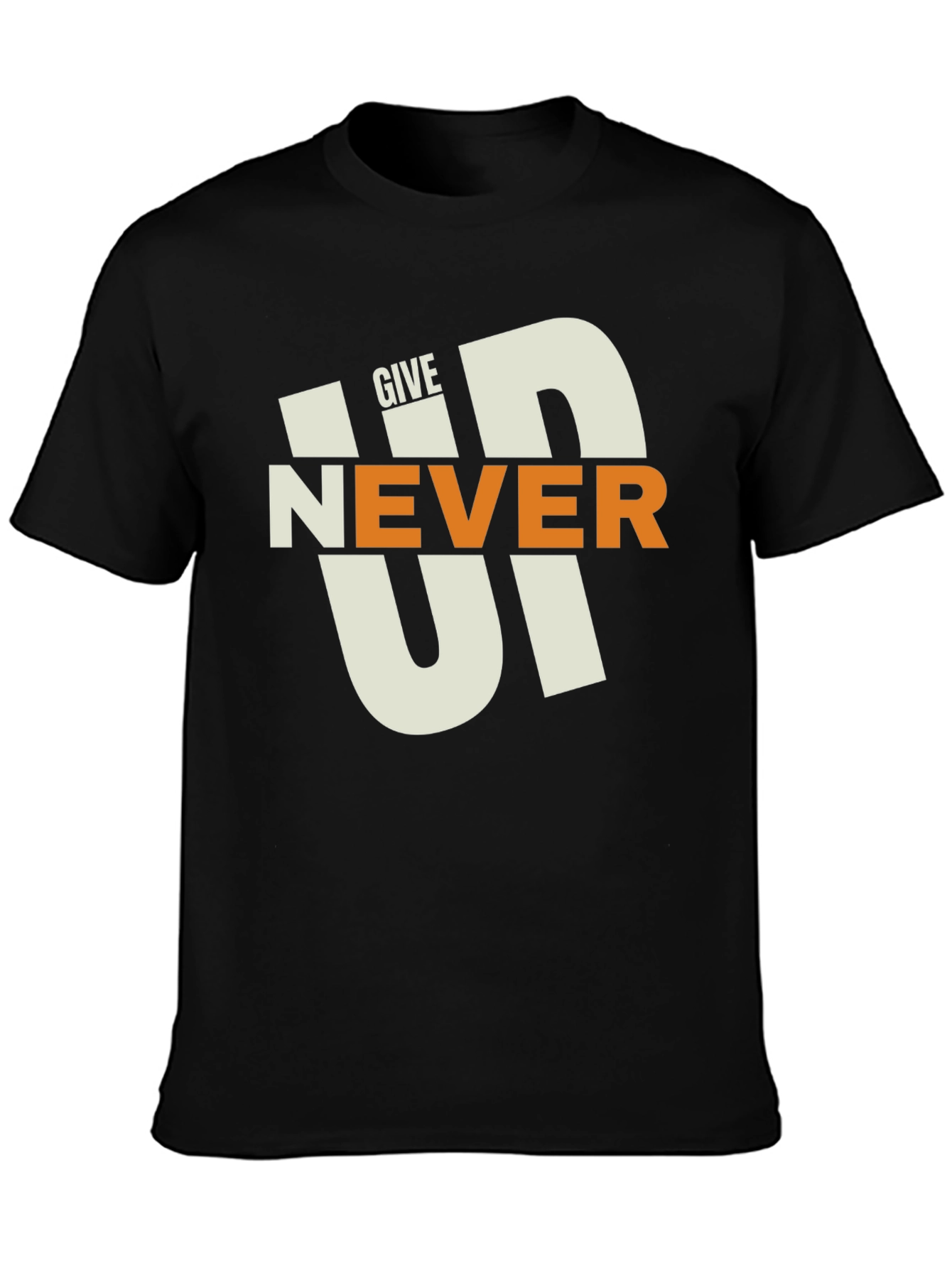 Never Give Up T-Shirt - Motivational Graphic Tee