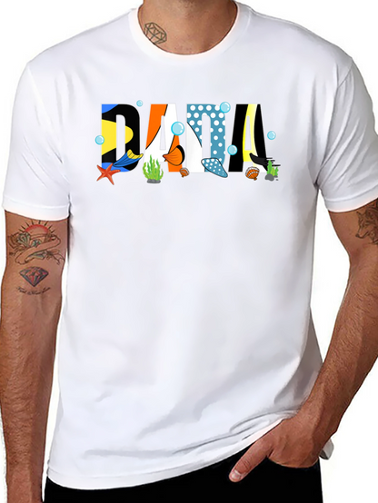 DADA Ocean Graphic Tee - Mens Black T-Shirt