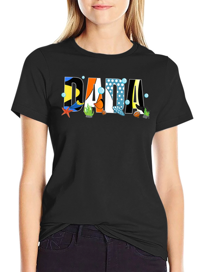 DADA Ocean Graphic Tee - Mens Black T-Shirt