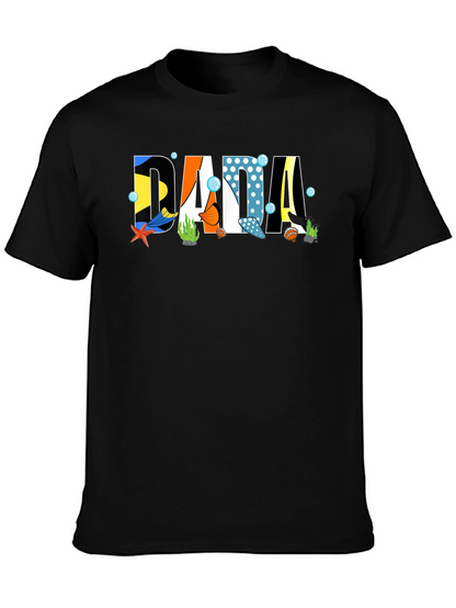 DADA Ocean Graphic Tee - Mens Black T-Shirt