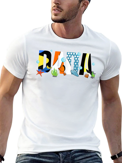DADA Ocean Graphic Tee - Mens Black T-Shirt