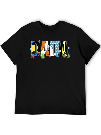 DADA Ocean Graphic Tee - Mens Black T-Shirt
