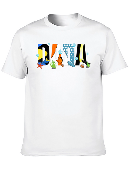 DADA Ocean Graphic Tee - Mens Black T-Shirt