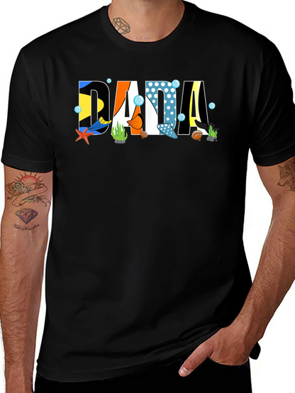 DADA Ocean Graphic Tee - Mens Black T-Shirt