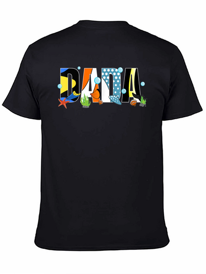 DADA Ocean Graphic Tee - Mens Black T-Shirt