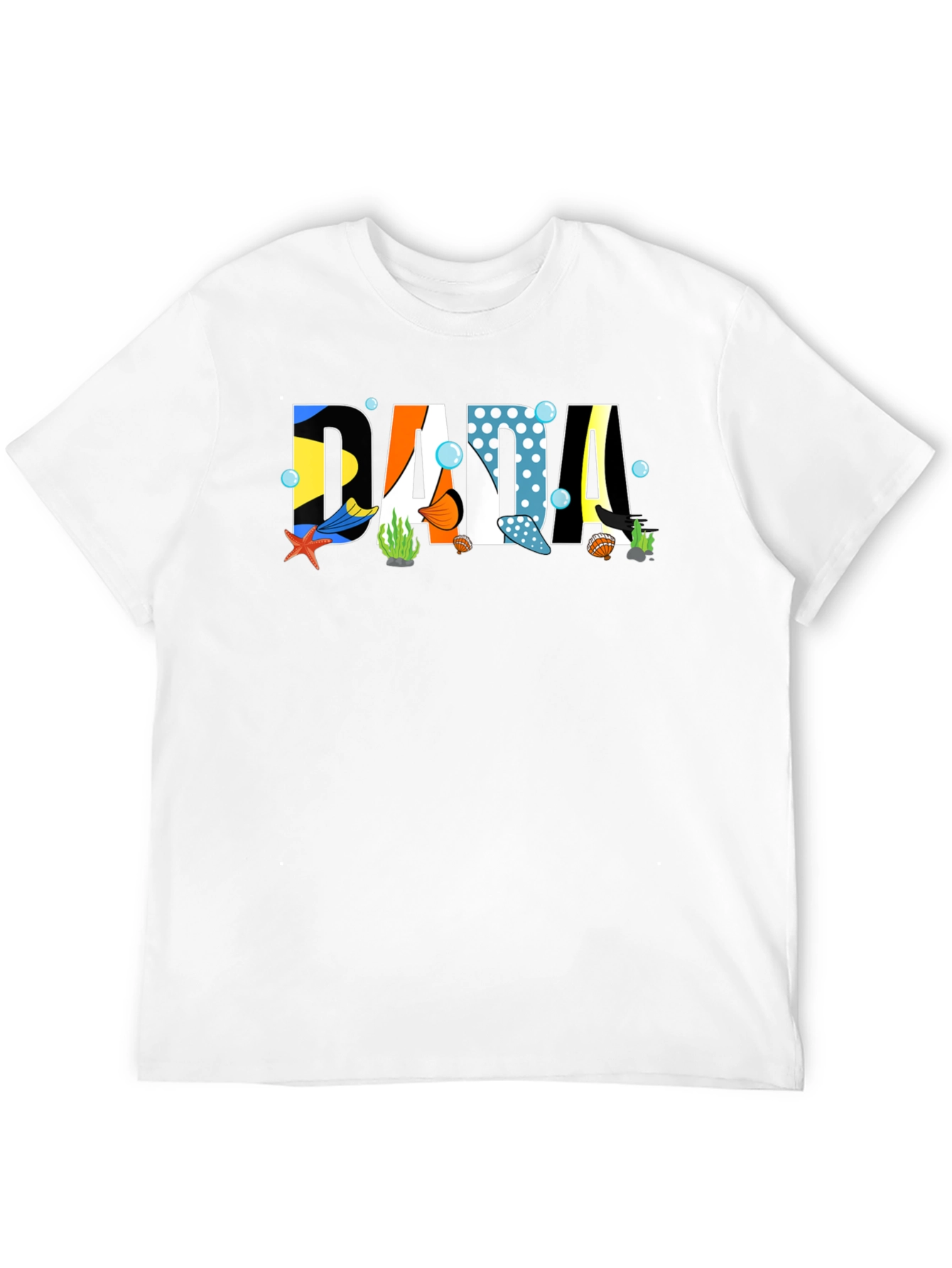 DADA Ocean Graphic Tee - Mens Black T-Shirt